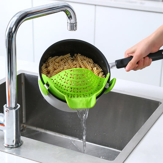 Kitchen Silicone Pot Side Drain Stopper - All You Need