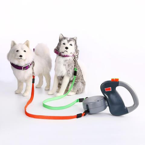Retractable Dual Pet Dog Walking Leash - All You Need