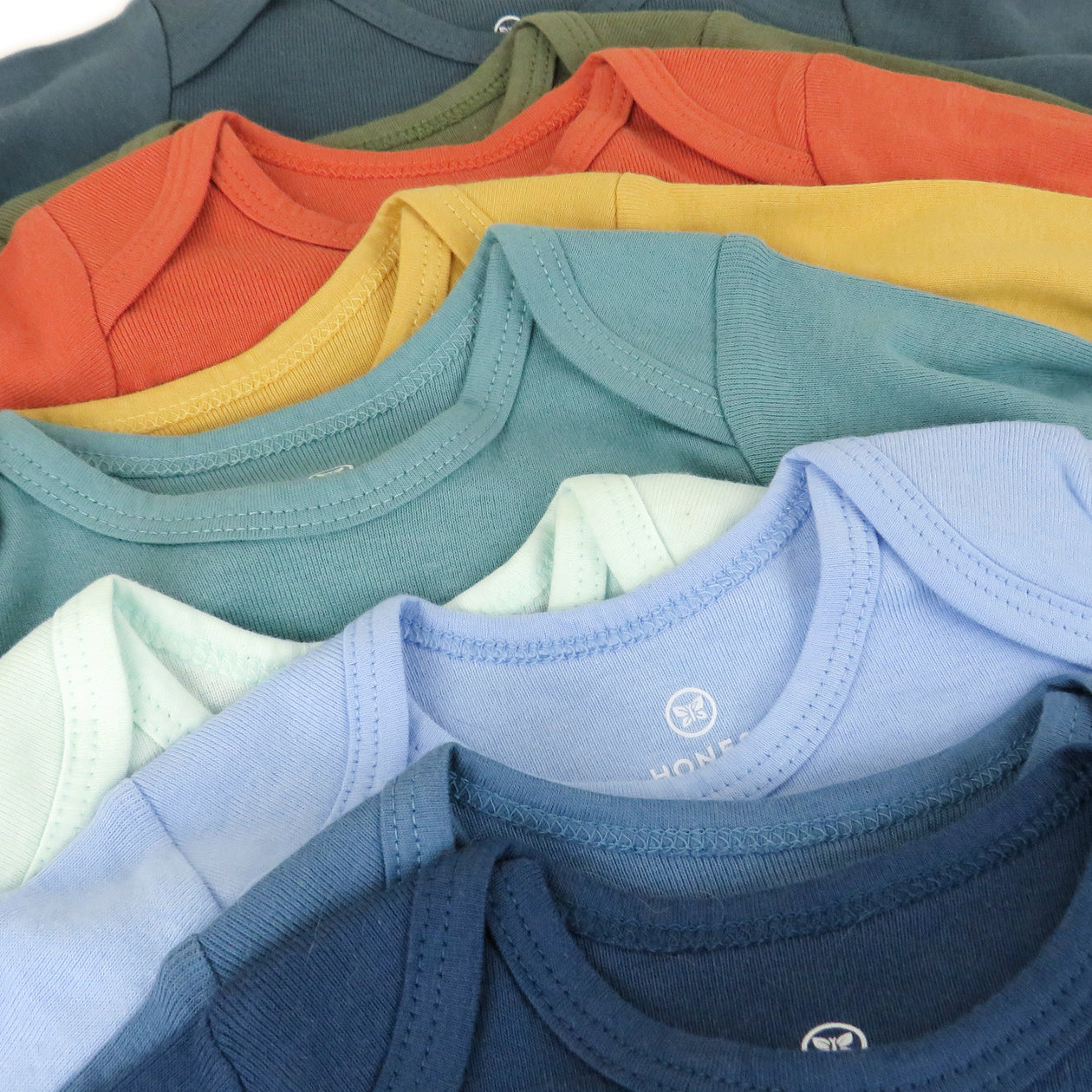 10-pack Organic Cotton Short Sleeve Bodysuits